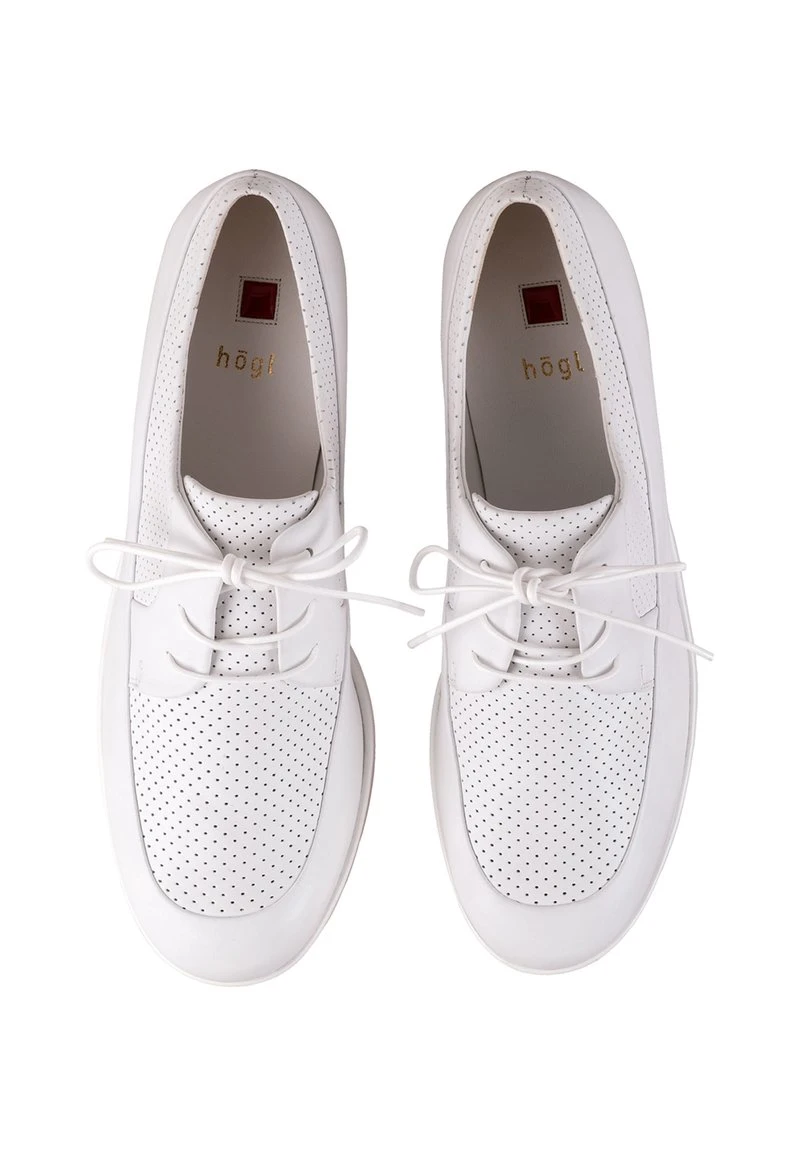 Högl MODY - Sportlicher Schnürer - Weiss, Damen – Bild 4