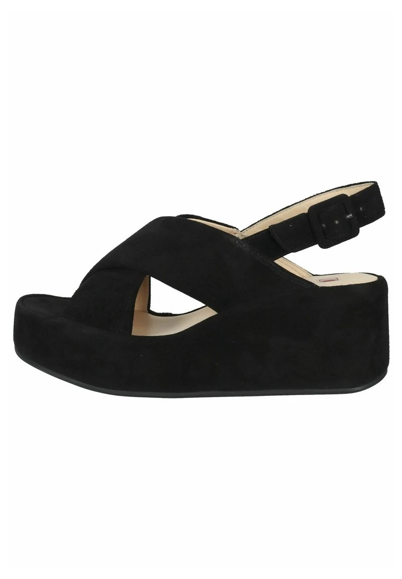 Högl Plateausandalette - Schwarz, Damen