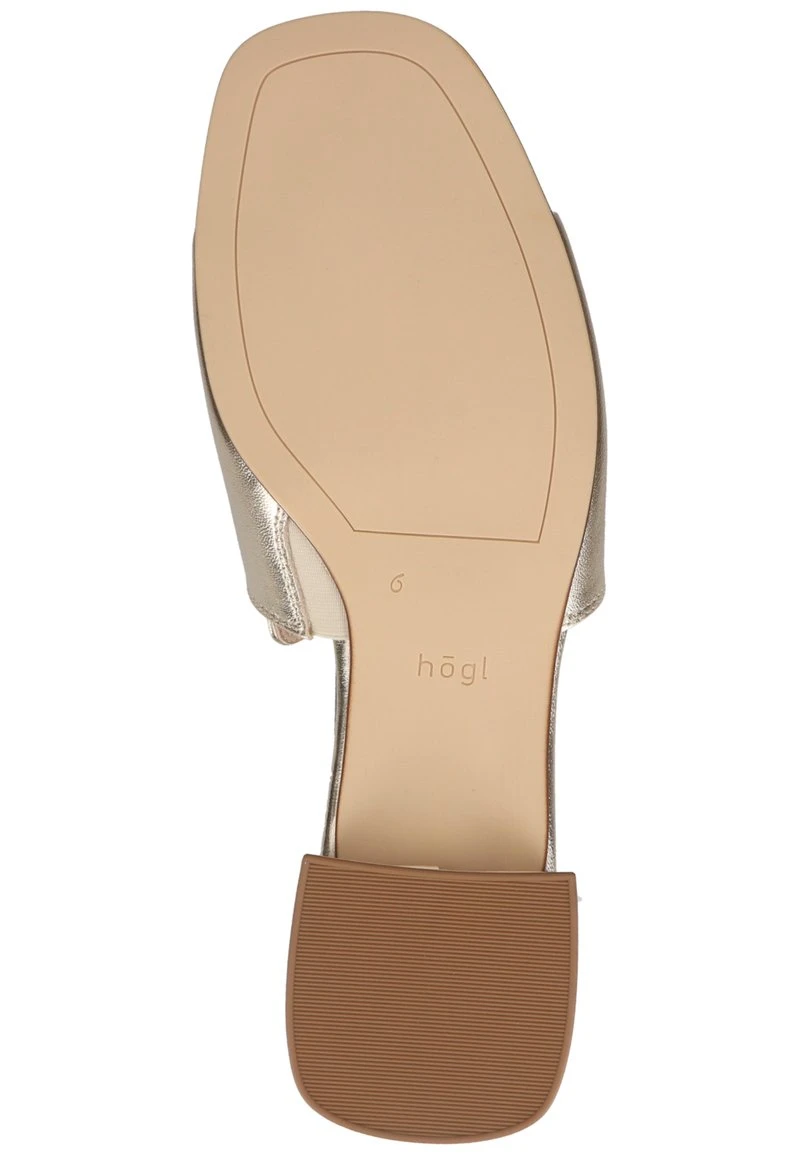 Högl Pantolette Flach - Platin, Damen – Bild 5