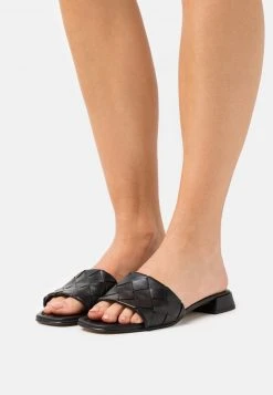 Högl FELINA - Pantolette Flach - Black, Damen