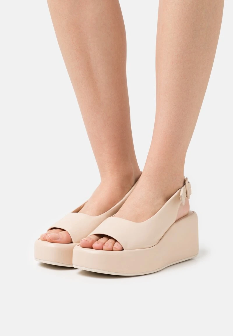 Högl LOULOU - Plateausandalette - Ecru, Damen
