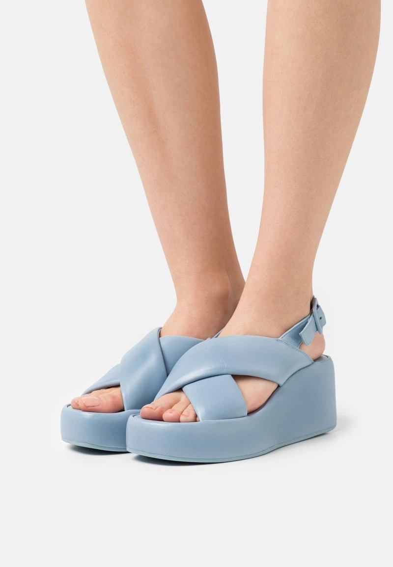 Högl LUCIE - Plateausandalette - Lightjeans, Damen