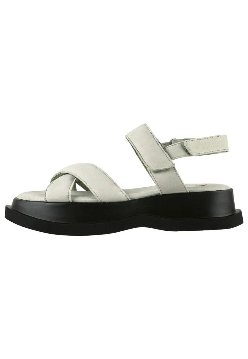 Högl RIVER - Plateausandalette - Green, Damen