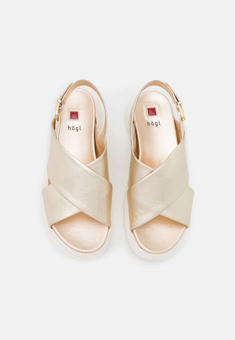 Högl VITALITY - Plateausandalette - Platin Metallic, Damen – Bild 6