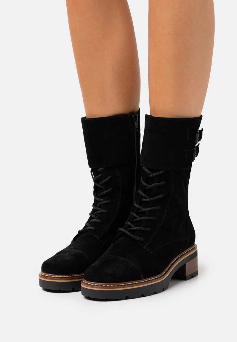 Högl SOLID - Plateaustiefel - Schwarz, Damen