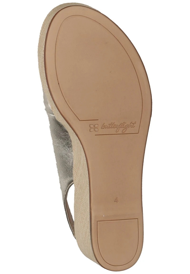 Högl Keilsandalette - Platin Natur, Damen – Bild 5